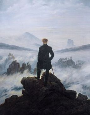 El caminante sobre el mar de nubes de Friedrich