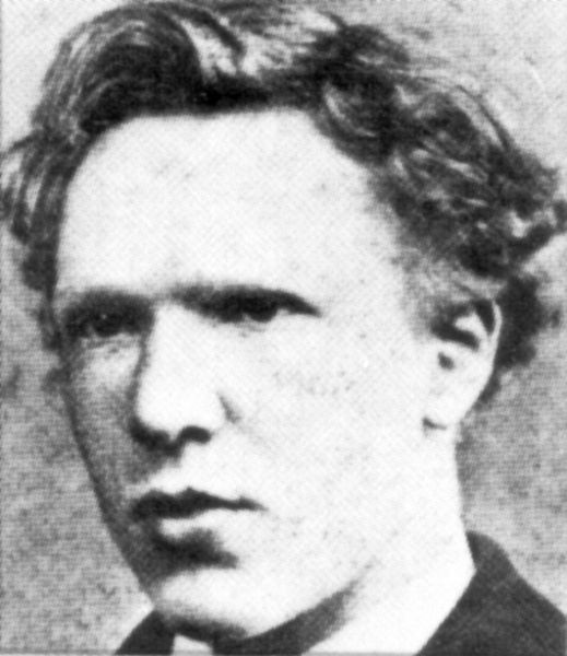 Fotografía de van Gogh con 19 años