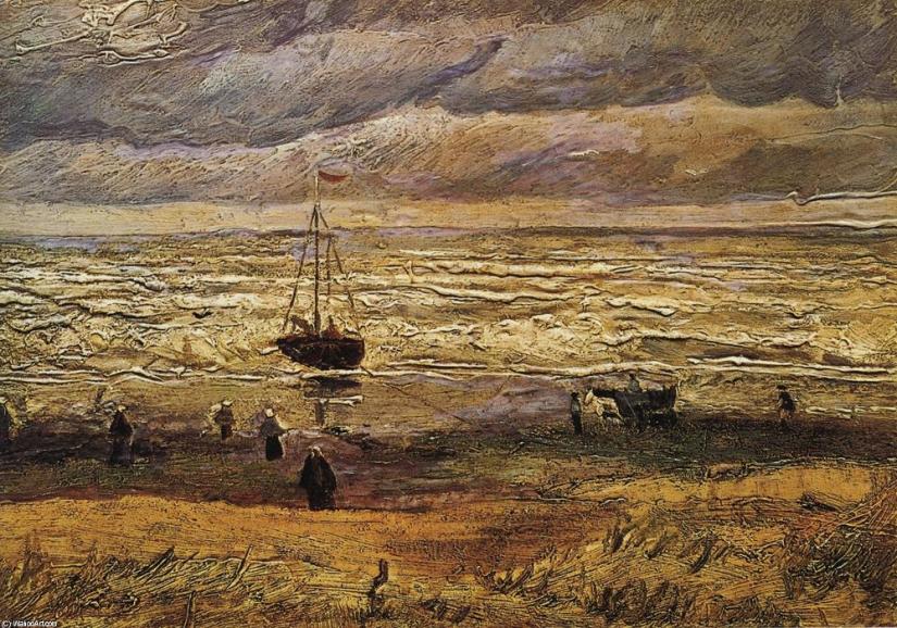 Vincent-Van-Gogh-View-of-the-Sea-at-Scheveningen